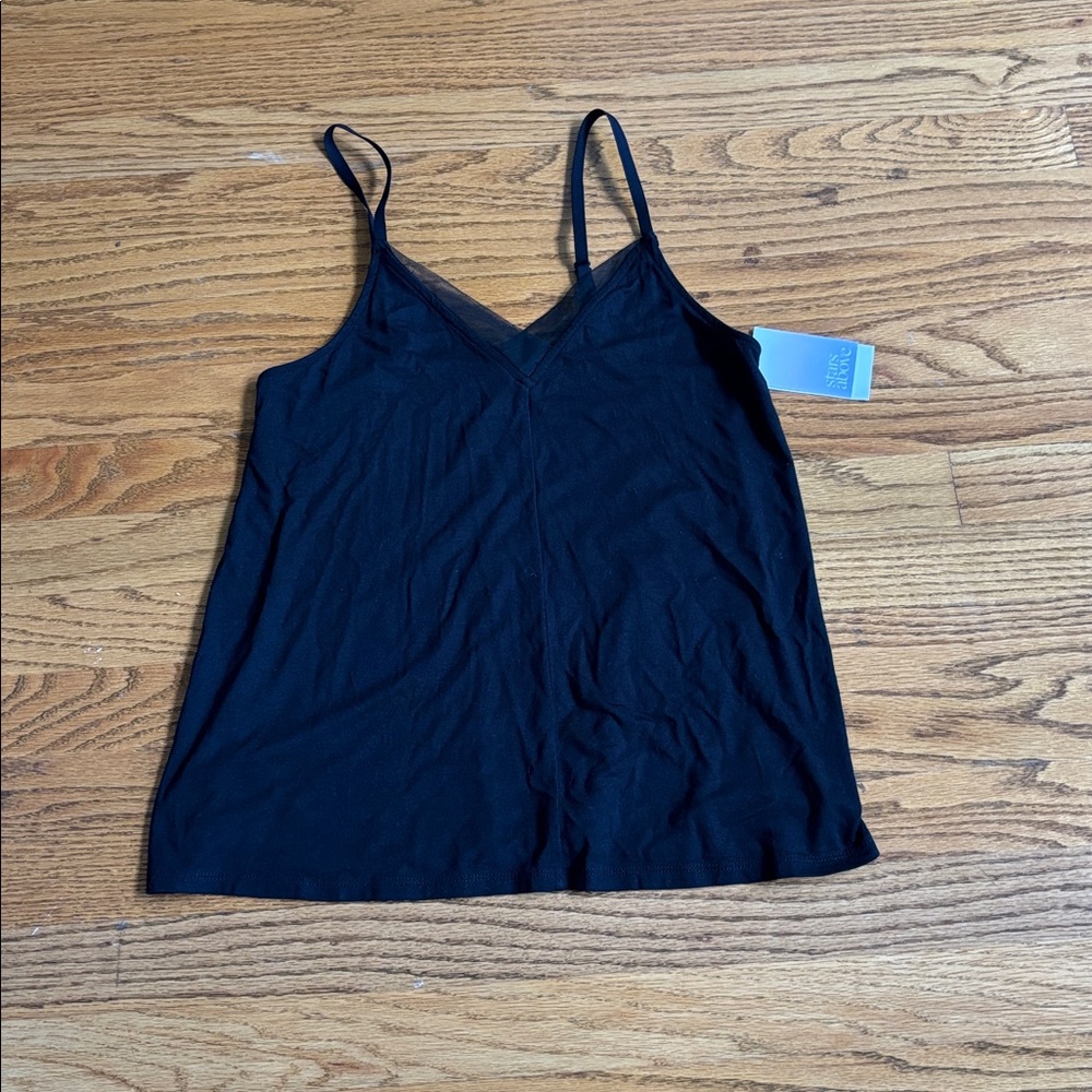 Stars Above Black Sleeveless Top
